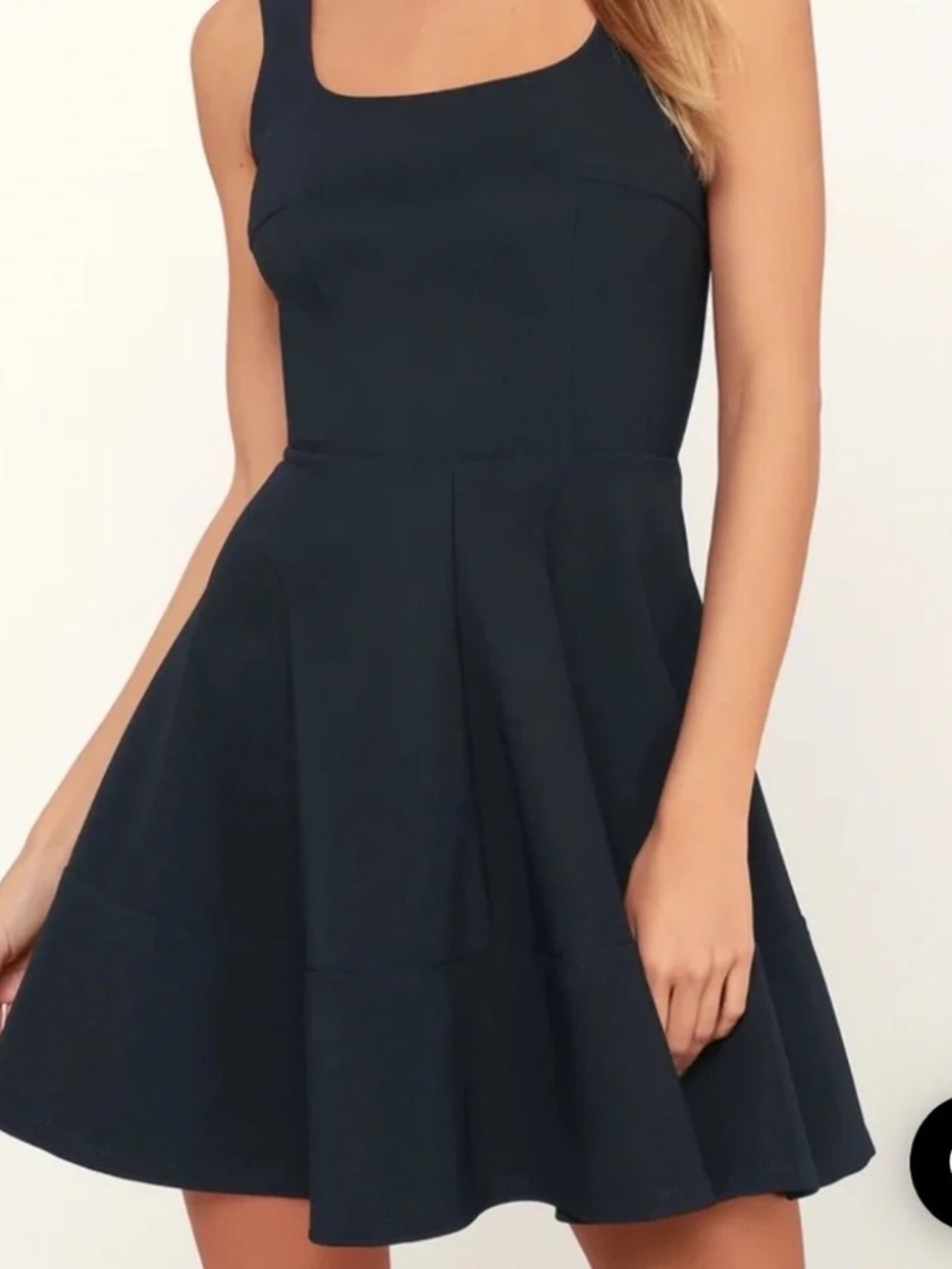 Lulus Home Before Daylight Navy Blue Dress
